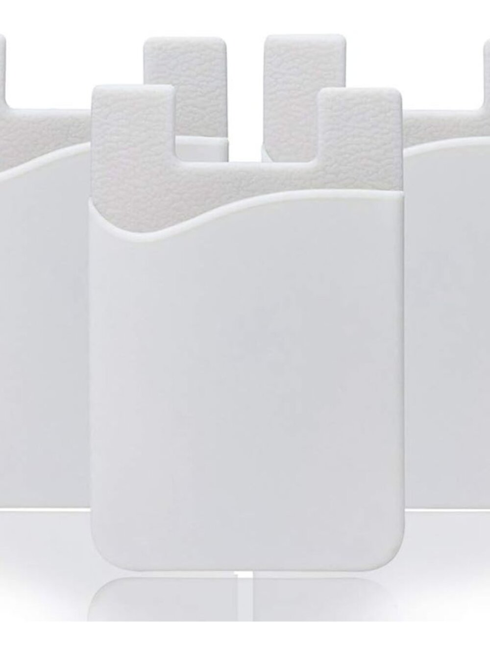 Cell Phone Wallet, Silicone 3M Adhesive Stick-on Wallet for Card